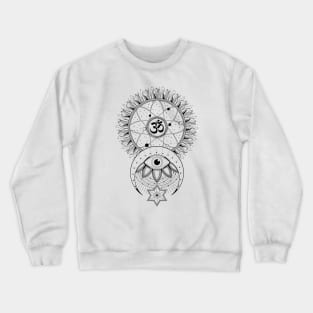 Om Symbol | Sacred Geometry Crewneck Sweatshirt